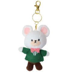 Japan The Bears School Keychain Charm Mascot - David / Bowtie