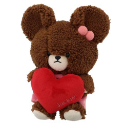 Japan The Bears School Plush Doll - Jackie / Heart