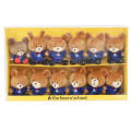 Japan The Bears School Soft Bean Doll 12pcs Set - Jackie & Brothers - 1