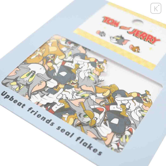 Japan Tom and Jerry Upbeat Friends Seal Flakes Sticker - 2