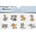 Japan Tom and Jerry Upbeat Friends Seal Flakes Sticker - 3