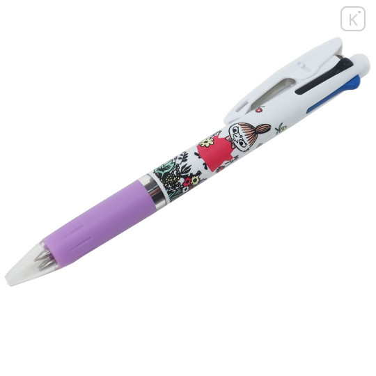 Japan Moomin Jetstream 3 Color Multi Ball Pen - Little My / My Flowery - 1