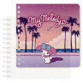 Japan Sanrio Square Ring Notebook - My Melody / City Pop - 1
