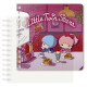 Japan Sanrio Square Ring Notebook - Little Twin Stars / City Pop