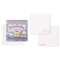 Japan Sanrio Square Ring Notebook - Cinnamoroll & Pompompurin & Pochacco / City Pop - 1