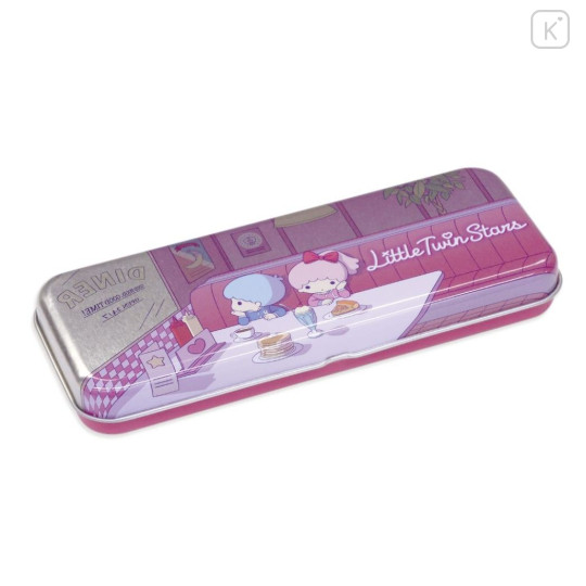 Japan Sanrio Pencil Case - Little Twin Stars / City Pop - 1