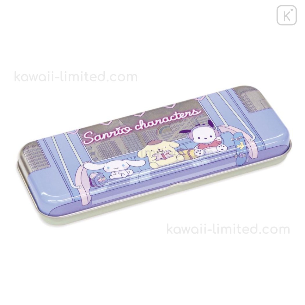 Japan Sanrio Pencil Case - Cinnamoroll & Pompompurin & Pochacco / City Pop
