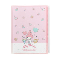 Japan Sanrio 6-Pocket A4 File with Slider - My Melody