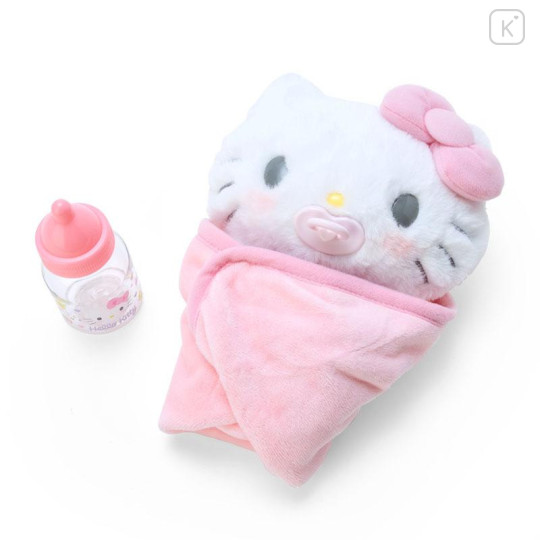 Japan Sanrio Cuddle Plush Toy Care Set - Hello Kitty Baby - 8