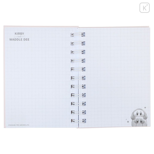Japan Kirby A6 Twin Ring Notebook - Kirby & Waddle Dee - 3