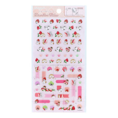 Japan Mofusand Message Sticker - Fruit Cat / Strawberry