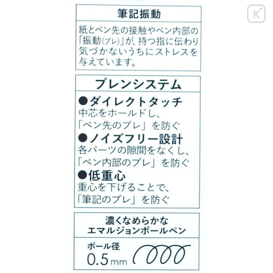 Japan Moomin bLen 3C 3 Color Ballpoint Multi Pen - Little My / Pink - 5