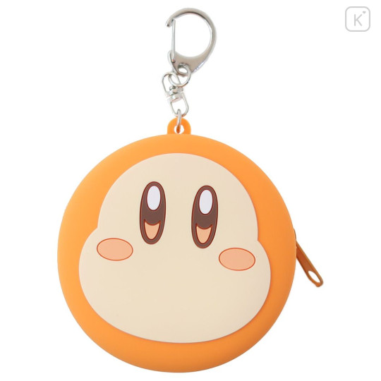 Japan Kirby Keychain Silicone Mini Pouch - Waddle Dee - 1