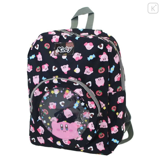 Japan Kirby Clear Pocket Backpack - Kirby / Black - 1