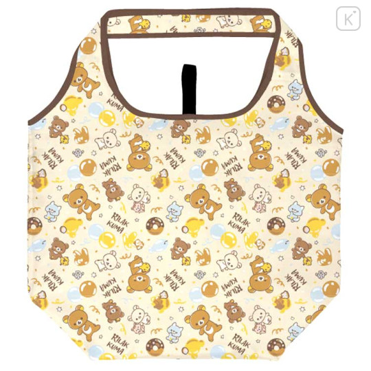 Japan San-X Cool Eco Bag - Rilakkuma : Cream - 1