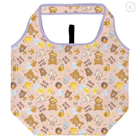 Japan San-X Cool Eco Bag - Rilakkuma : Pink - 1