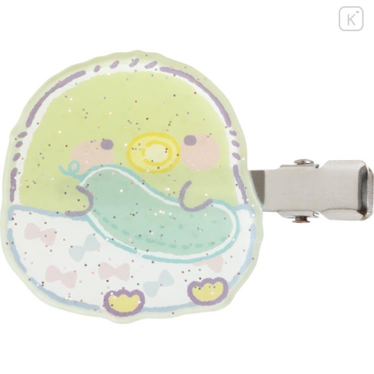 Japan San-X Hair Clip Set - Sumikko Gurashi : Baby Penguin? & Tokage - 2