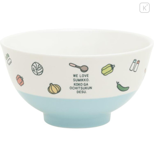 Japan San-X Rice Bowl - Sumikko Gurashi / Cook Blue - 2