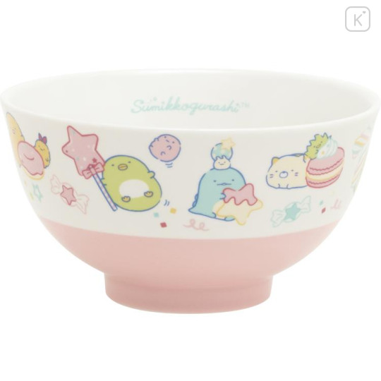 Japan San-X Rice Bowl - Sumikko Gurashi / Star Pink - 1