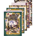 Japan San-X A6 Notepad - Sentimental Circus : Recollection Rabbit and New Moon Museum A - 1