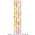 Japan San-X 2B Pencil 4pcs Set - Chickip Dancers / Upbeat Chickip Restaurant - 1