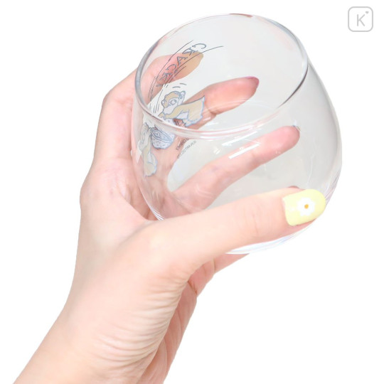 Japan Disney Swaying Glass Tumbler - Chip & Dale : Crack - 2