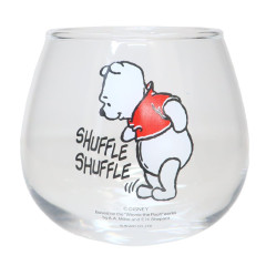Japan Disney Swaying Glass Tumbler - Winnie The Pooh / Shuffle