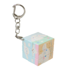 Japan Sanrio Keychain Puzzle Cube Rubik's Cube - Cinnamoroll