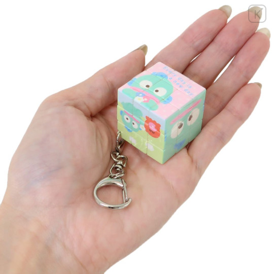 Japan Sanrio Keychain Puzzle Cube Rubik's Cube - Hangyodon - 2