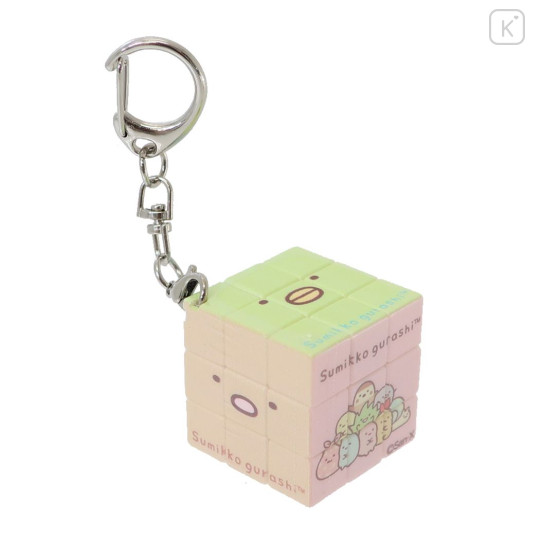 Japan San-X Keychain Puzzle Cube Rubik's Cube - Sumikko Gurashi / Face - 1