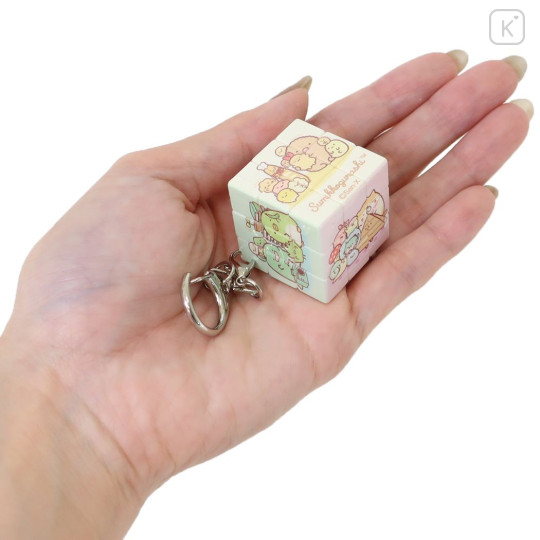 Japan San-X Keychain Puzzle Cube Rubik's Cube - Sumikko Gurashi : Everyone Gathers - 2