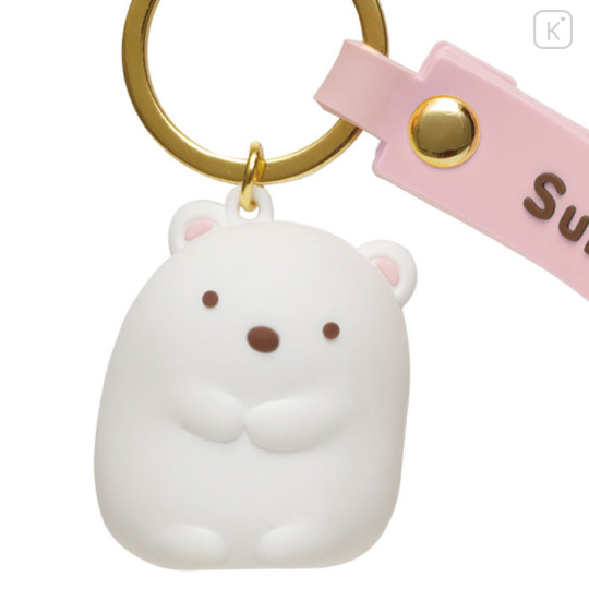 Japan San-X Mascot Key Chain - Sumikko Gurashi / Shirokuma - 2