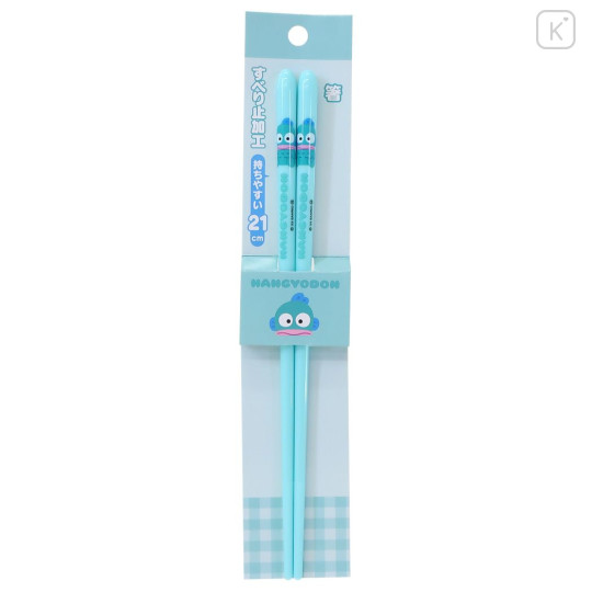 Japan Sanrio Chopsticks 21cm - Hangyodon : Blue - 4