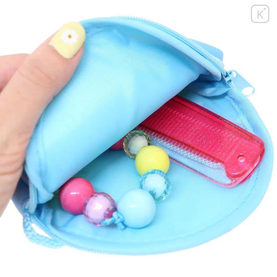 Japan Sanrio Mini Pouch & Neck Strap - Cinnamoroll : Colorful Dots - 3