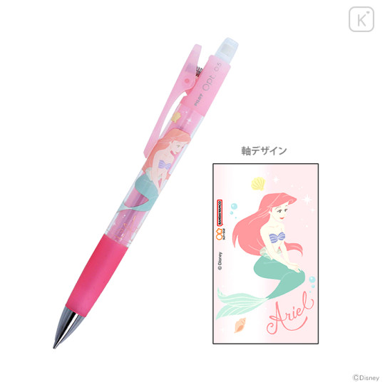 Japan Disney Pilot Opt. Mechanical Pencil - Ariel / Pink - 1