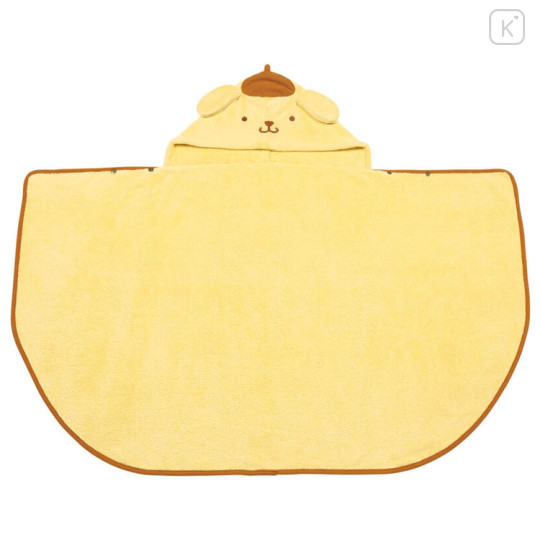 Japan Sanrio Quick Drying Bath Towel with Cap - Pompompurin - 2