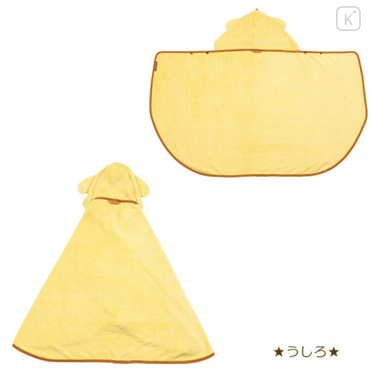 Japan Sanrio Quick Drying Bath Towel with Cap - Pompompurin - 3