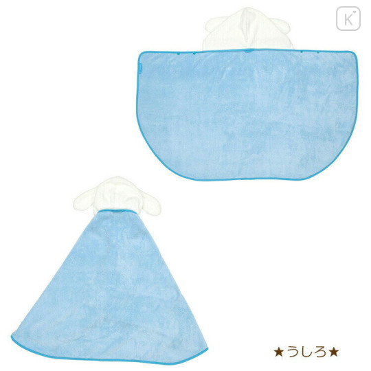 Japan Sanrio Quick Drying Bath Towel with Cap - Cinnamoroll - 3