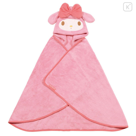 Japan Sanrio Quick Drying Bath Towel with Cap - My Melody - 1