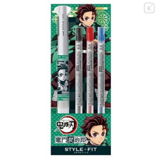 Japan Demon Slayer Style Fit 3 Color Multi Gel Pen - Tanjiro Kamado - 1