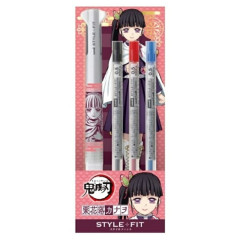 Japan Demon Slayer Style Fit 3 Color Multi Gel Pen - Kanao Tsuyuri