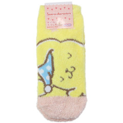 Japan Sanrio Fluffy Socks - Pompompurin / Sleepy