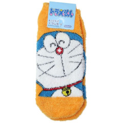 Japan Doraemon Fluffy Socks - Orange