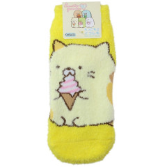 Japan San-X Fluffy Socks - Sumikko Gurashi / Neko Yellow