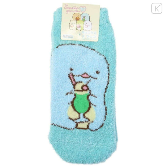Japan San-X Fluffy Socks - Sumikko Gurashi : Tokage Blue - 1