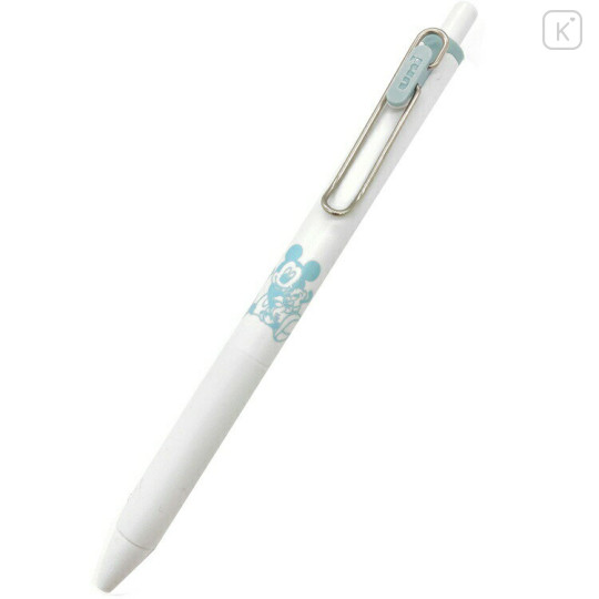 Japan Disney Uni-ball One Gel Pen - Mickey / Light Blue - 1