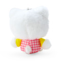 Japan Sanrio Original Mascot Holder - Hello Kitty / Houndstooth Flower - 3