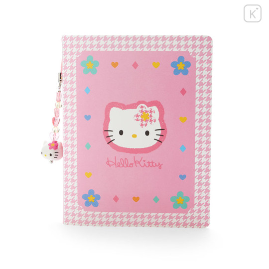 Japan Sanrio Original Card File - Hello Kitty : Houndstooth Flower - 1