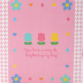 Japan Sanrio Original Card File - Hello Kitty : Houndstooth Flower - 7