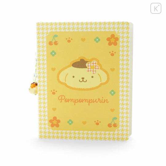 Japan Sanrio Original Card File - Pompompurin / Houndstooth Flower - 1